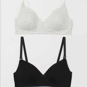 H&M 2 pack NWT nursing bras